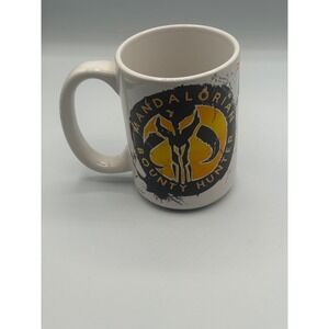 Zak Designs Star Wars Mandalorian Bounty Hunter Coffee Mug White Ceramic 1